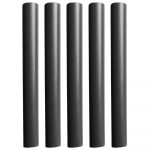 Pacer Battery Cable Heat Shrink Tubing - 1/2" x 12" - Black (5-Pieces)
