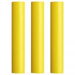 Pacer Battery Cable Heat Shrink Tubing - 1" x 12" - Yellow (3-Pieces)