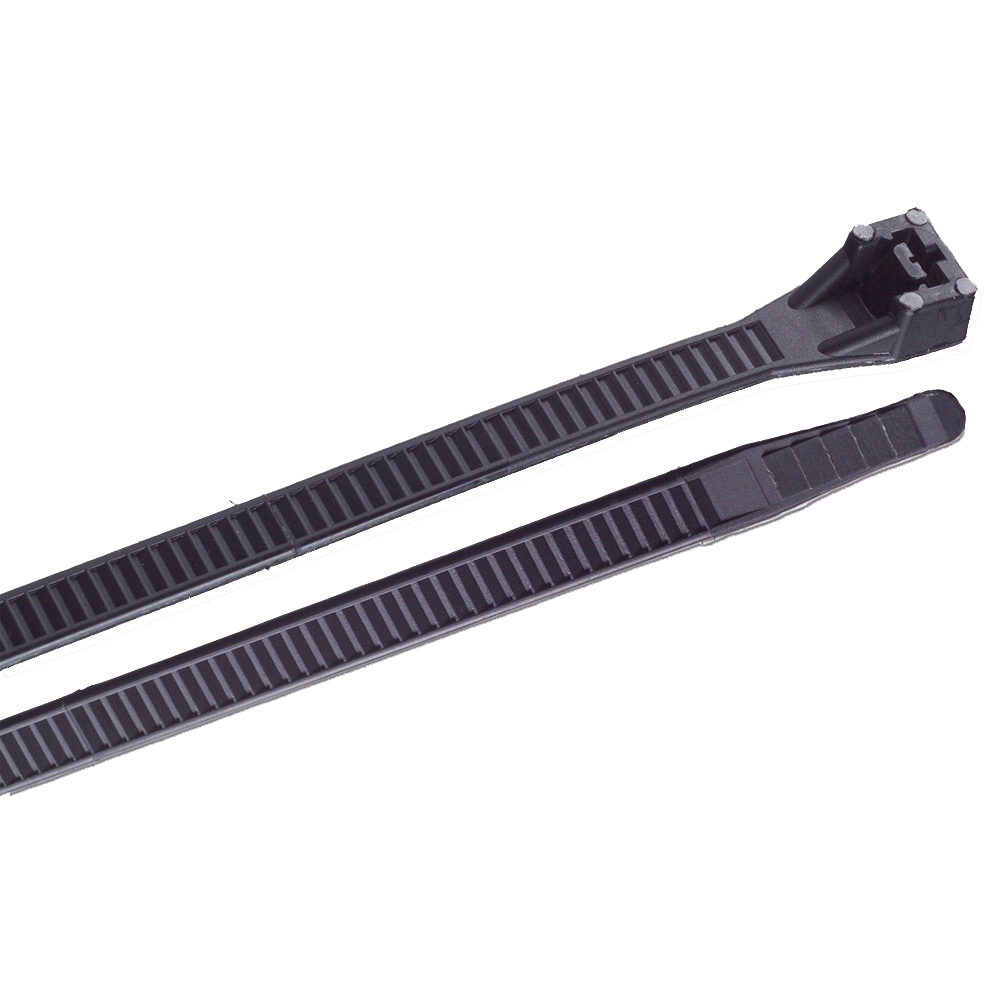 Ancor 8" UV Black Heavy Duty Cable Zip Ties - 100 Pack