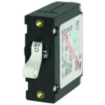 Blue Sea 7210 AC/DC Single Pole Magnetic World Circuit Breaker - 15AMP