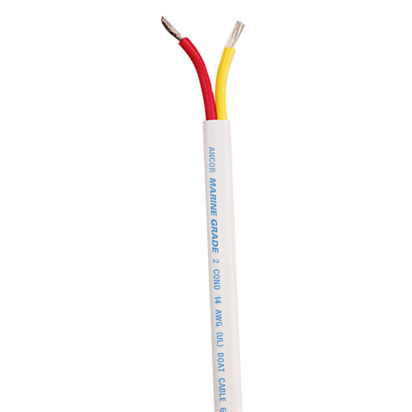 Ancor Safety Duplex Cable - 16/2 - 2x1mm² - Red/Yellow - Sold By The Foot