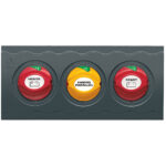 BEP Contour Connect 3 Battery Switch Panel w/3 Disconnects