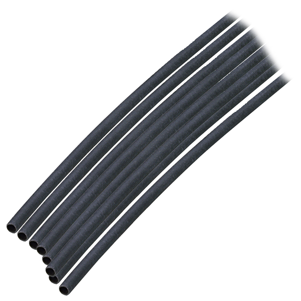 Ancor Adhesive Lined Heat Shrink Tubing (ALT) - 1/8" x 6" - 10-Pack - Black