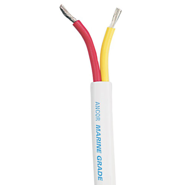 Ancor Safety Duplex Cable - 16/2 AWG - Red/Yellow - Flat - 1
