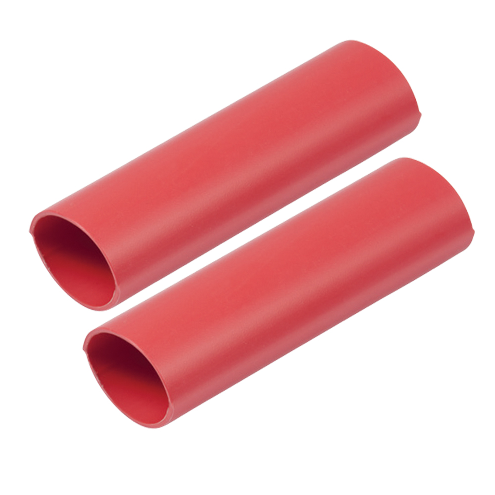 Ancor Heavy Wall Heat Shrink Tubing - 1" x 6" - 2-Pack - Red