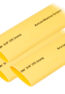 Ancor Heat Shrink Tubing 3/4" x 3" - Yellow - 3 Pieces