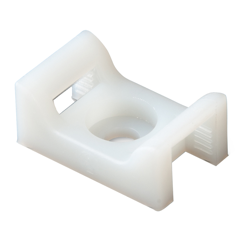 Ancor Cable Tie Mount - Natural - #10 Screw - 25-Piece