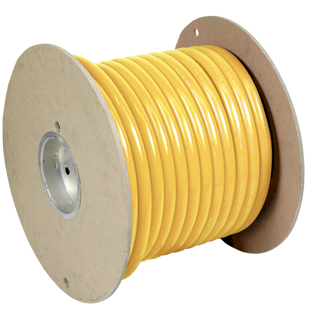 PACER YELLOW 100' 6 AWG BATTERY CABLE Pacer Yellow 6 AWG Battery Cable - 100'