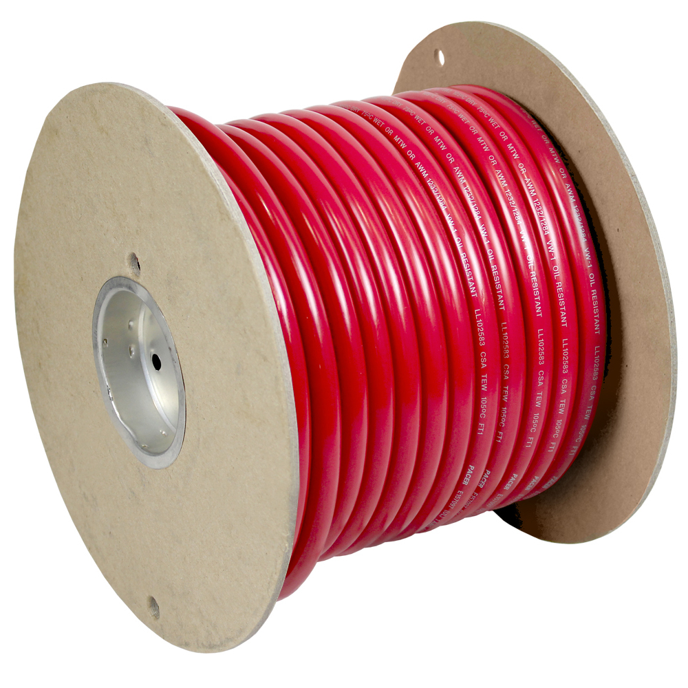PACER RED 100' 2 AWG BATTERY CABLE Pacer Red 2 AWG Battery Cable - 100'