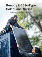 Renogy 200 Watt N Type - 16 Bus Bar Solar Panel- 2 Pieces (400 Watts Total)