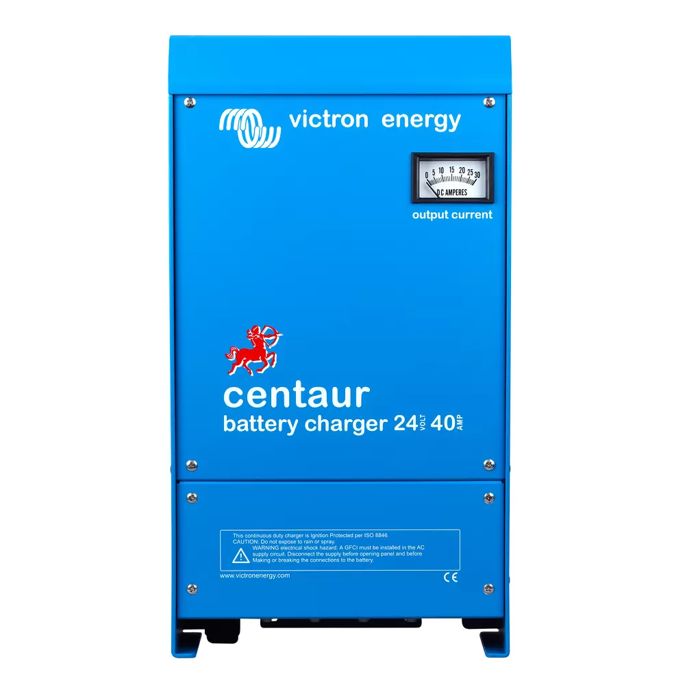 VICTRON CENTAUR CHARGER 40AMP 24V 40A 3-BANK 90-265VAC Victron Centaur Charger - 24 VDC - 40AMP - 3-Bank - 120-240 VAC
