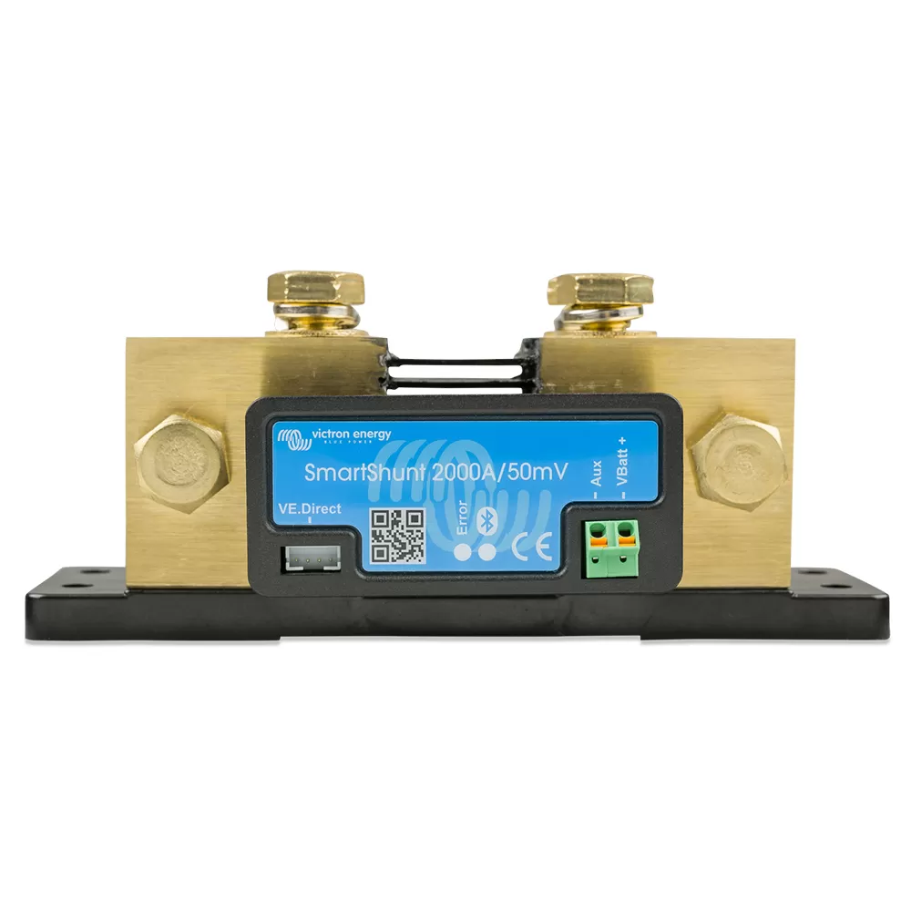 VICTRON SMARTSHUNT 2000A/50MV BLUETOOTH BATTERY MONITOR Victron SmartShunt 2000AMP/50MV Bluetooth Smart Battery Shunt